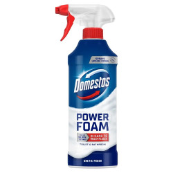 WC és fürdőszoba tisztító hab 435 ml Domestos Power Foam Arctic Fresh Fertőtlenítő tisztítószer és adalék Domestos