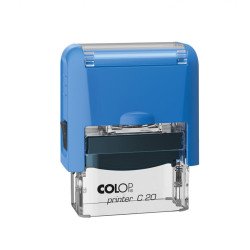 Bélyegző C20 Colop kék átlátszó ház/kék párna Bélyegző és kelléke Colop
