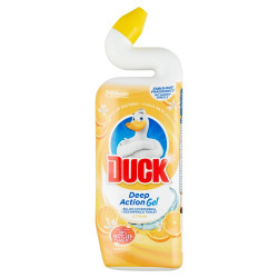WC tisztító fertőtlenítő gél 750 ml Duck Deep Action Citrus Toalett tisztító, WC illatosító Duck