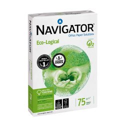 Másolópapír A4, 75g, Navigator Eco-Logical, CIE 169 fehérség, prémium minőség, 500ív/csomag Másolópapír univerzális Navigator