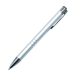 Golyóstoll nyomógombos fém ezüst test, Channel, írásszín kék Golyóstoll Egyéb