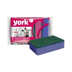 Mosogatószivacs 5 db/csomag Maxi York_030040 Szivacsok, kendők, súrolók York