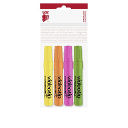 Szövegkiemelő készlet 1-4mm, Videotip Ico, 4 klf.szín Szövegkiemelő Ico