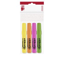 Szövegkiemelő készlet 1-4mm, Videotip Ico, 4 klf.szín Szövegkiemelő Ico