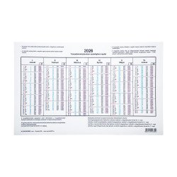 TB számfejtési naptár A.3516-38/2026 Nyilvántartás Nyomell