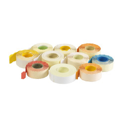 Árazószalag folyamatos 20mm, 14,5m 10 tekercs/csomag, fehér Árazószalag Egyéb