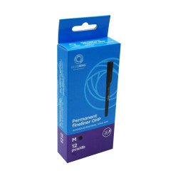 Rostirón, tűfilc alkoholos 1mm, OHP Bluering® M fekete Tűfilc Bluering