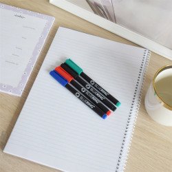 Rostirón, tűfilc alkoholos készlet, 0,4mm, OHP Bluering® S, 4 klf. szín Tűfilc Bluering