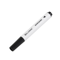 Flipchart marker rostirón vizes kerek végű 3mm, Bluering® fekete Flipchart marker Bluering
