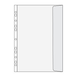 Genotherm lefűzhető, A4, 100 micron narancsos oldalt füles Bluering® 10 db/csomag, Lefűzhető genotherm Bluering