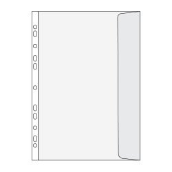 Genotherm lefűzhető, A4, 100 micron narancsos oldalt füles Bluering® 10 db/csomag, Lefűzhető genotherm Bluering