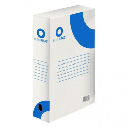 Archiváló doboz boxy A4, 80mm gerinccel karton Bluering® Archiválás Bluering