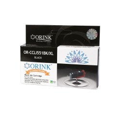 Canon CLI551XL tintapatron black ORINK Tintapatron kompatibilis Orink