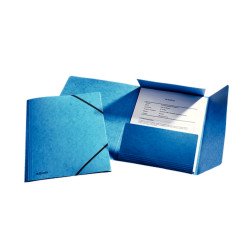 Gumis mappa A4, prespán karton, 15mm, Esselte Rainbow kék Gumis mappa Esselte