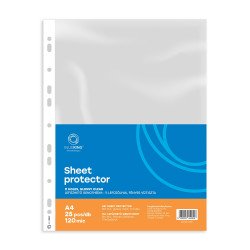 Genotherm lefűzhető, A4, 120 micron víztiszta Bluering® 25 db/csomag, Lefűzhető genotherm Bluering