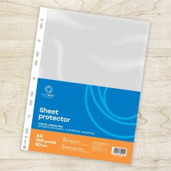 Genotherm lefűzhető, A4, 80 micron narancsos Bluering® 100 db/csomag, Lefűzhető genotherm Bluering