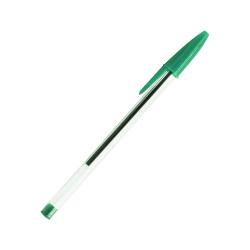 Golyóstoll eldobható kupakos Bluering® , írásszín zöld Golyóstoll Bluering
