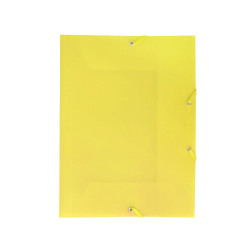 Gumis mappa A4, műanyag Bluering® sárga Gumis mappa Bluering