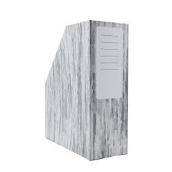 Iratpapucs 9cm, karton, Bluering® textil szürke Iratpapucs Bluering