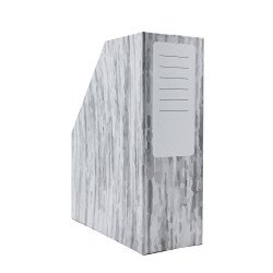 Iratpapucs 9cm, karton, Bluering® textil szürke Iratpapucs Bluering