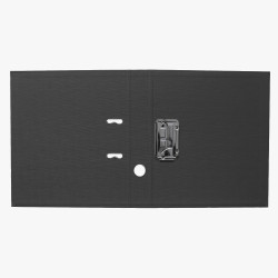 Iratrendező A4, 5cm, két oldalt PP borítás,lapraszerelt, Bluering® Premium fekete Iratrendező Bluering