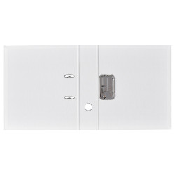 Iratrendező A4, 7,5cm, két oldalt PP borítás,lapraszerelt, Bluering® Premium fehér Iratrendező Bluering