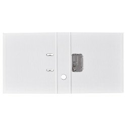 Iratrendező A4, 7,5cm, két oldalt PP borítás,lapraszerelt, Bluering® Premium fehér Iratrendező Bluering