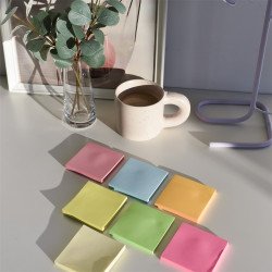 Jegyzettömb öntapadó, 75x75mm, 80lap, Bluering® , sárga Öntapadó jegyzettömb Bluering