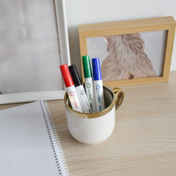 Alkoholos marker készlet, 3mm, kerek hegyű 4-es készlet Bluering® Permanent marker Bluering