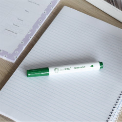 Alkoholos marker 3mm, kerek végű Bluering® zöld Permanent marker Bluering