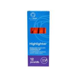 Szövegkiemelő kerek test Bluering® narancs Szövegkiemelő Bluering