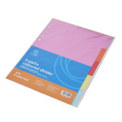 Elválasztólap, színes karton 5 részes Bluering® Elválasztó lap Bluering