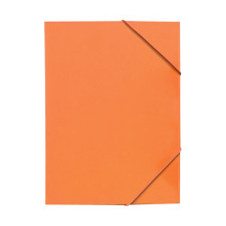 Gumis mappa A4, 300g. karton sarok gumírozással Bluering®, narancs Gumis mappa Bluering