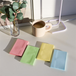 Jegyzettömb öntapadó, 76x127mm, 80lap, Bluering® , pasztell rózsa Öntapadó jegyzettömb Bluering