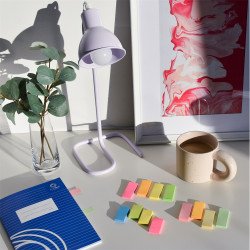 Jelölőcímke 20x50mm, 4x40lap, papír, vegyes pasztell színek Bluering® Jelölőcímke Bluering