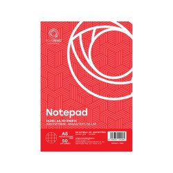 Jegyzettömb ragasztott, A5, 50lap, Bluering® kockás Jegyzettömb Bluering