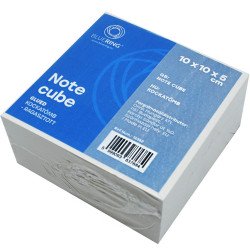 Kockatömb ragasztott 10x10x5cm, Bluering® fehér Kockatömb Bluering