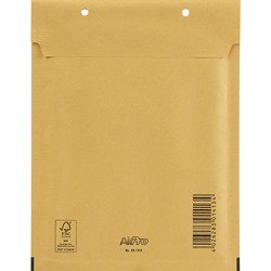 Légpárnás tasak 13/C szilikon külső méret 170x225mm, belső méret 150x215mm, Bluering® barna Légpárnás tasak Bluering