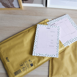 Légpárnás tasak 17/G szilikon külső méret 250x350mm, belső méret 230x340mm, Bluering® barna Légpárnás tasak Bluering