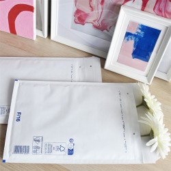 Légpárnás tasak 16/F szilikon külső méret 240x350mm, belső méret 220x340mm, Bluering® fehér Légpárnás tasak Bluering