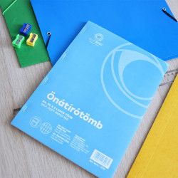 Önátírótömb A4, 50x2lap, franciakockás Bluering® Önátírótömb Bluering