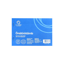 Önátírótömb A6, 50x2lap, franciakockás Bluering® Önátírótömb Bluering