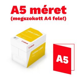 Másolópapír A5, 80g, Canon Yellow Label 500ív/csomag, Másolópapír univerzális Canon