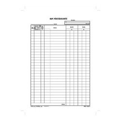 Napi pénztárjelentés A4, 25x2+2 lapos tömb B.13-25/VX Pénzügy Egyéb