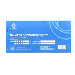 Bevételi pénztárbizonylat 25x3lapos B.318-102/A/V Bluering® Pénzügy Bluering