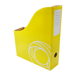 Iratpapucs 8cm, mikrohullámú karton Bluering®, sárga Iratpapucs Bluering