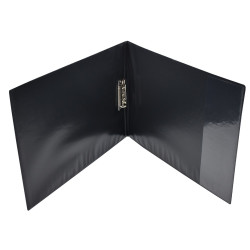 Villámzáras mappa A3, fekvő műanyag, Bluering®, fekete Villámzáras mappa Bluering