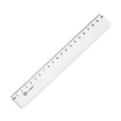 Vonalzó 20cm, műanyag Bluering® Vonalzó, szögmérő Bluering
