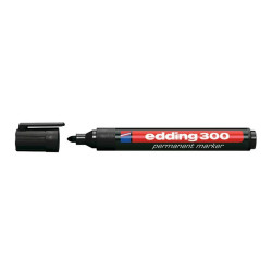 Alkoholos marker 1,5-3mm, kerek Edding 300 fekete Permanent marker EDDING