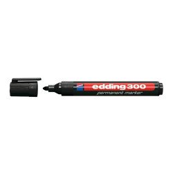 Alkoholos marker 1,5-3mm, kerek Edding 300 fekete Permanent marker EDDING